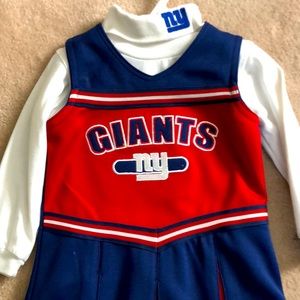 NY Giants Cheerleader outfit - 24 months